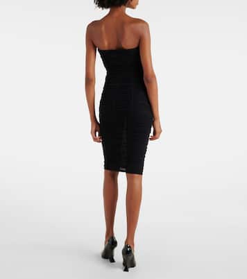 Vestido bustier de tul | The Attico