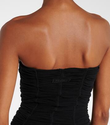 Vestido bustier de tul | The Attico