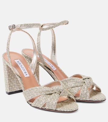 Sandalen Nina 85 aus Tweed | Aquazzura
