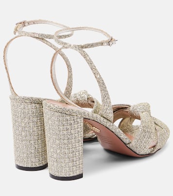 Sandalen Nina 85 aus Tweed | Aquazzura