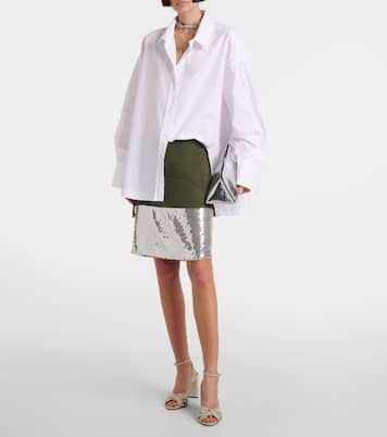 Sandalen Nina 85 aus Tweed | Aquazzura