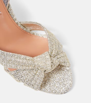 Sandalen Nina 85 aus Tweed | Aquazzura