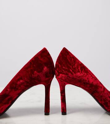 Romy 85 velvet pumps | Jimmy Choo