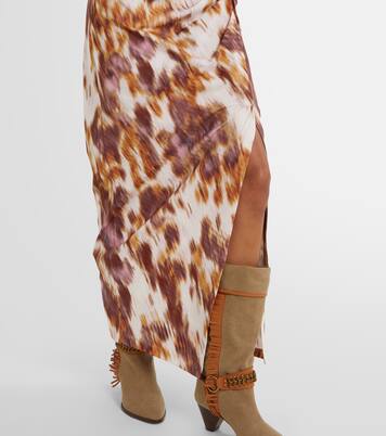 Nadela printed cotton jersey maxi dress | Marant Etoile