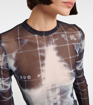 Robe longue Squeletor en tulle | Jean Paul Gaultier