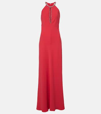 Fernet halterneck cady gown | Max Mara