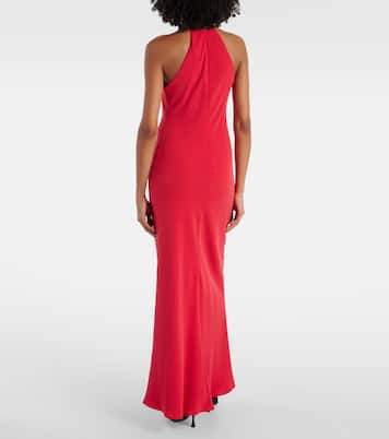 Fernet halterneck cady gown | Max Mara