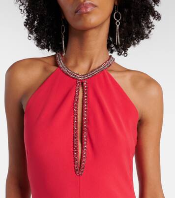 Fernet halterneck cady gown | Max Mara