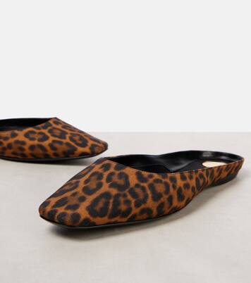 Lido leopard-print mules | Saint Laurent