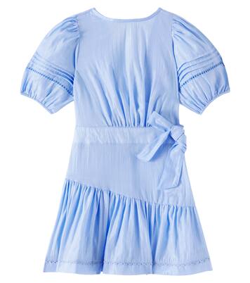 Chantal cotton-blend lamé dress | Poupette St Barth Kids