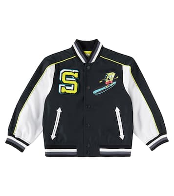 x SpongeBob SquarePants varsity jacket | Stella McCartney Kids