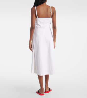 Saint Raphael denim midi dress | AG Jeans