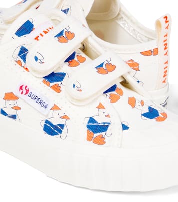 x Superga Readers printed sneakers | Tinycottons