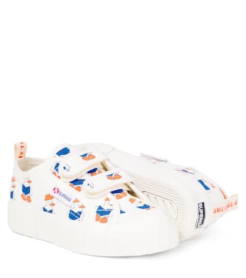 x Superga Readers printed sneakers | Tinycottons