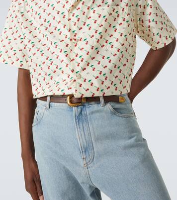 VLogo leather belt | Valentino Garavani