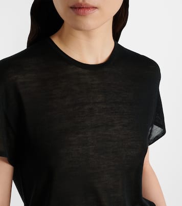 Camiseta de punto de seda | Toteme