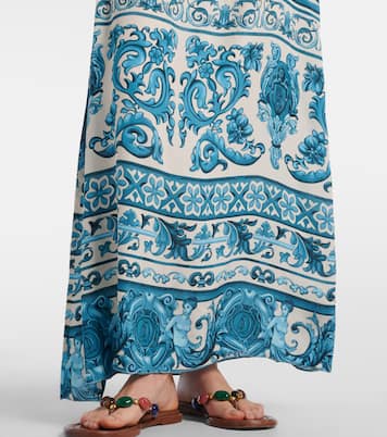 Maxikleid aus Satin | Adriana Degreas