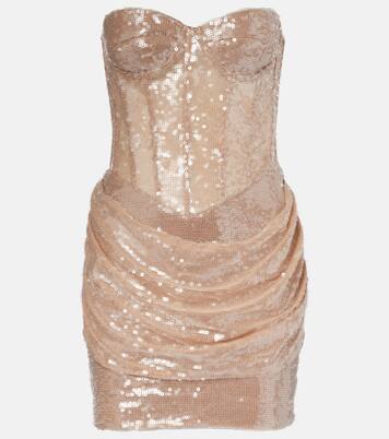 Robe bustier Pamela à sequins | The New Arrivals Ilkyaz Ozel