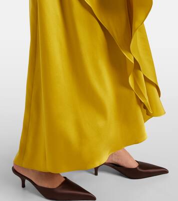 Robe longue Hiba en soie | Roksanda