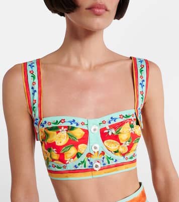 Printed bra top | Dolce&Gabbana