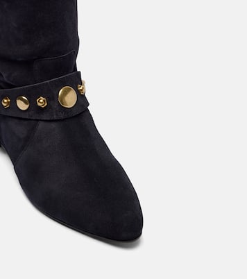 Overknee-Stiefel Selize aus Veloursleder | Isabel Marant