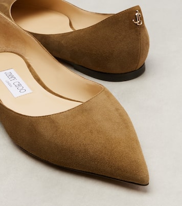 Ballerine Love in suede | Jimmy Choo