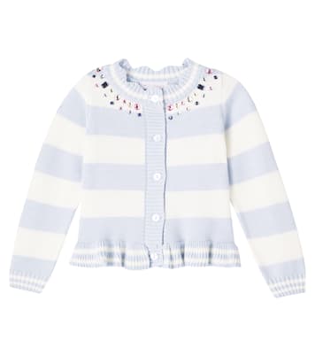 Embellished striped cardigan | Monnalisa