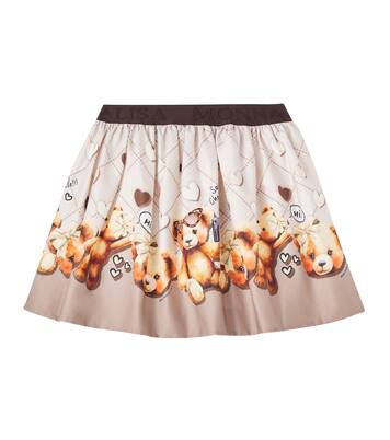 Printed cotton-blend skirt | Monnalisa