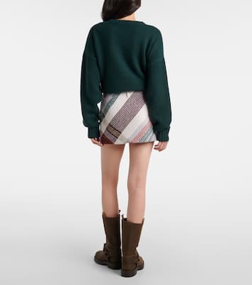 Minirock aus einem Wollgemisch | Missoni