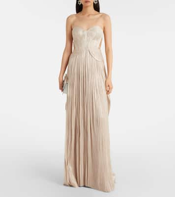 Robe bustier Kamina en tulle de soie | Maria Lucia Hohan