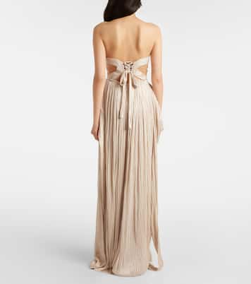 Robe bustier Kamina en tulle de soie | Maria Lucia Hohan