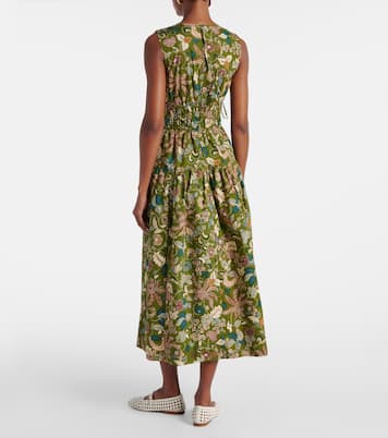 Bedrucktes Midikleid Elenora aus Baumwolle | Ulla Johnson