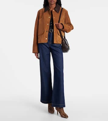 Lisa 70 leopard-print calf hair ankle boots | Veronica Beard