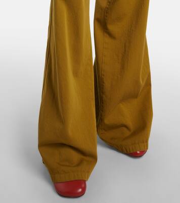 Weite High-Rise-Hose aus Baumwolle | Dries Van Noten
