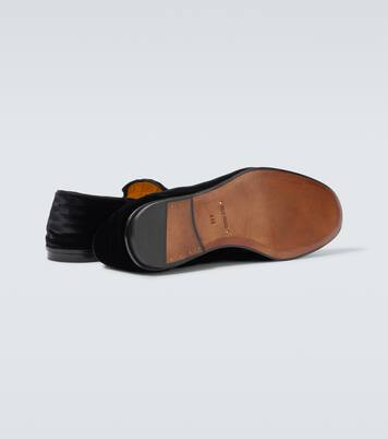 Steven striped velvet loafers | Tom Ford