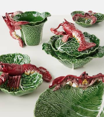 Cabbage With Lobsters Small appetizer plate | Bordallo Pinheiro