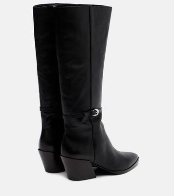 Austin leather knee-high boots | Staud