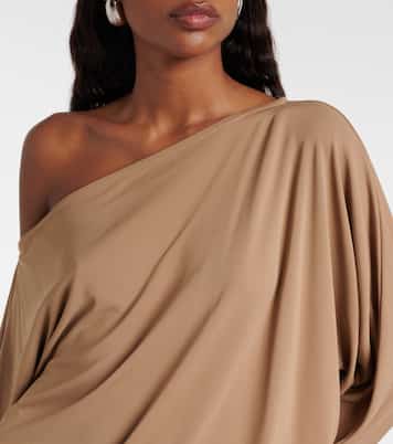 Cely asymmetric draped minidress | Aya Muse