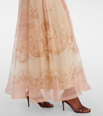 Hypnotic silk organza maxi skirt | Zimmermann