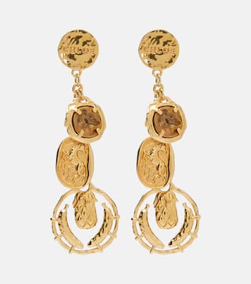 Chloé Medals embellished drop earrings | Chloé