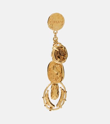 Chloé Medals embellished drop earrings | Chloé