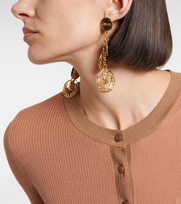 Chloé Medals embellished drop earrings | Chloé