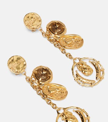 Chloé Medals embellished drop earrings | Chloé