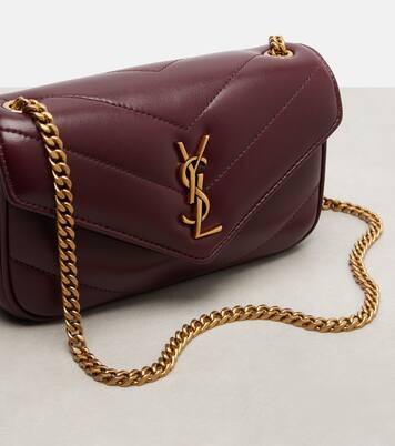 Lou Lou Mini leather crossbody bag | Saint Laurent