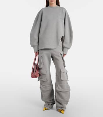 Oversize-Sweatshirt aus Baumwoll-Jersey | The Attico