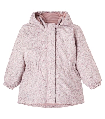 Petra floral ski jacket | Wheat