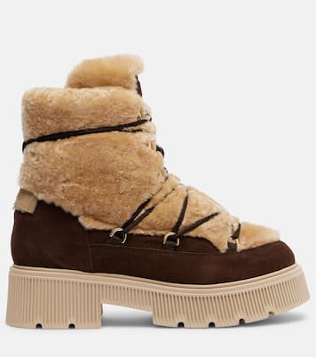 Turin shearling and suede ankle boots | Bogner