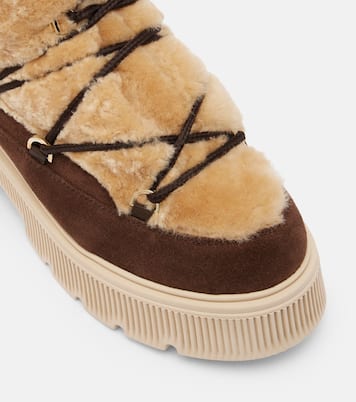 Turin shearling and suede ankle boots | Bogner