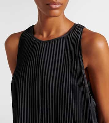 Chenes pleated halterneck maxi dress | Joseph