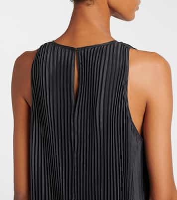 Chenes pleated halterneck maxi dress | Joseph